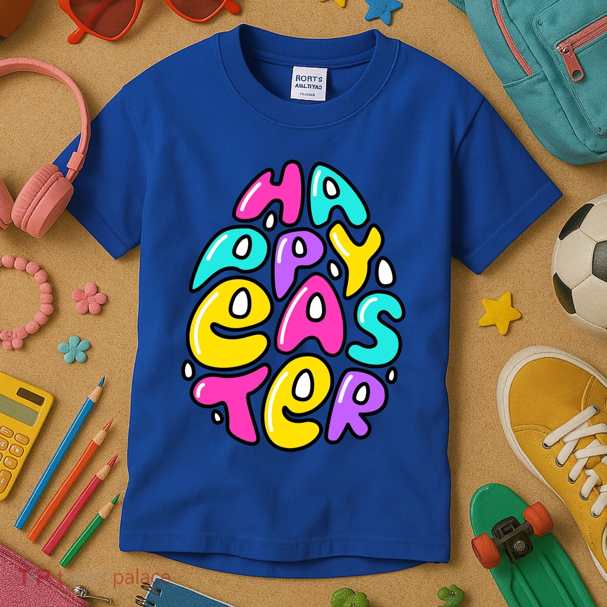 Happy Easter Pastel Egg Kids T-Shirt
