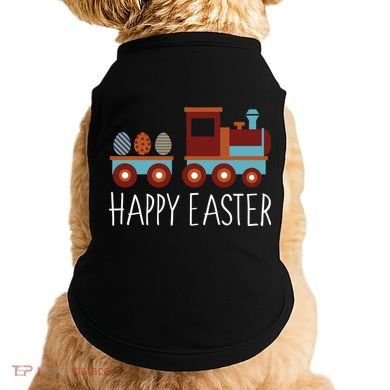 Happy Easter Train Doggie Tank