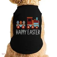 Happy Easter Train Doggie Tank thumb 0