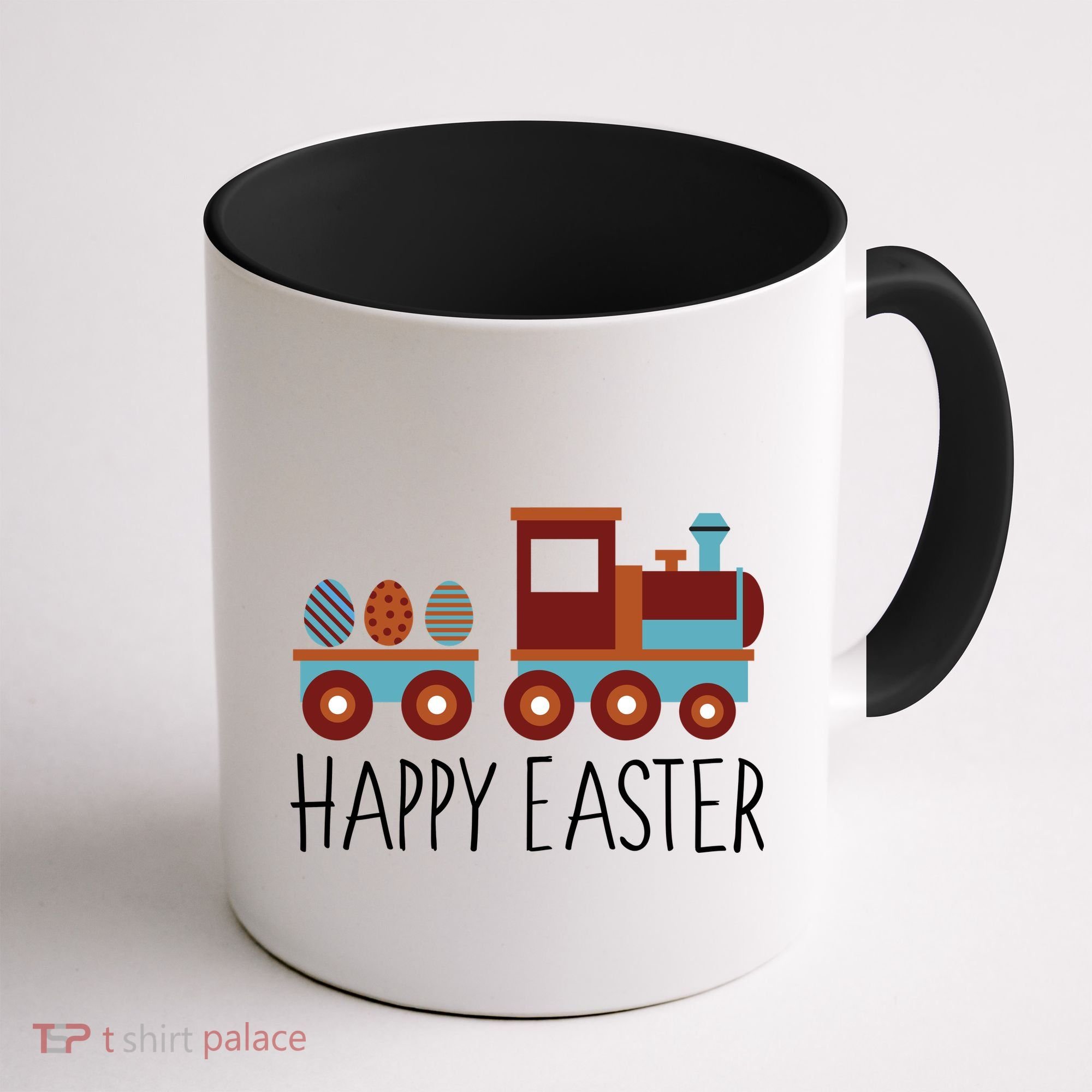 Happy Easter Train Coffee Mug