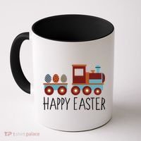 Happy Easter Train Coffee Mug thumb 0