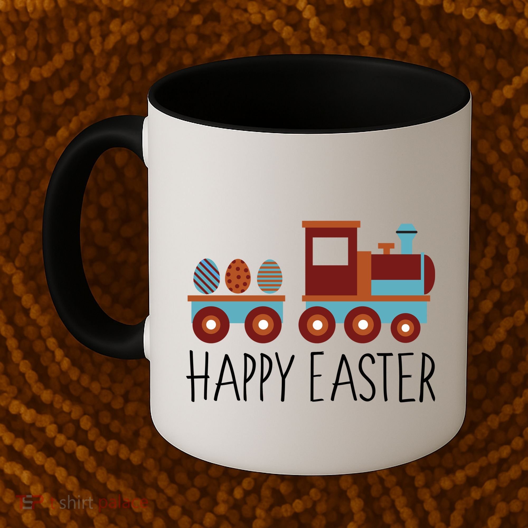 Happy Easter Train Coffee Mug
