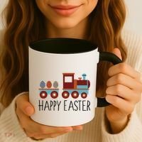 Happy Easter Train Coffee Mug thumb 3