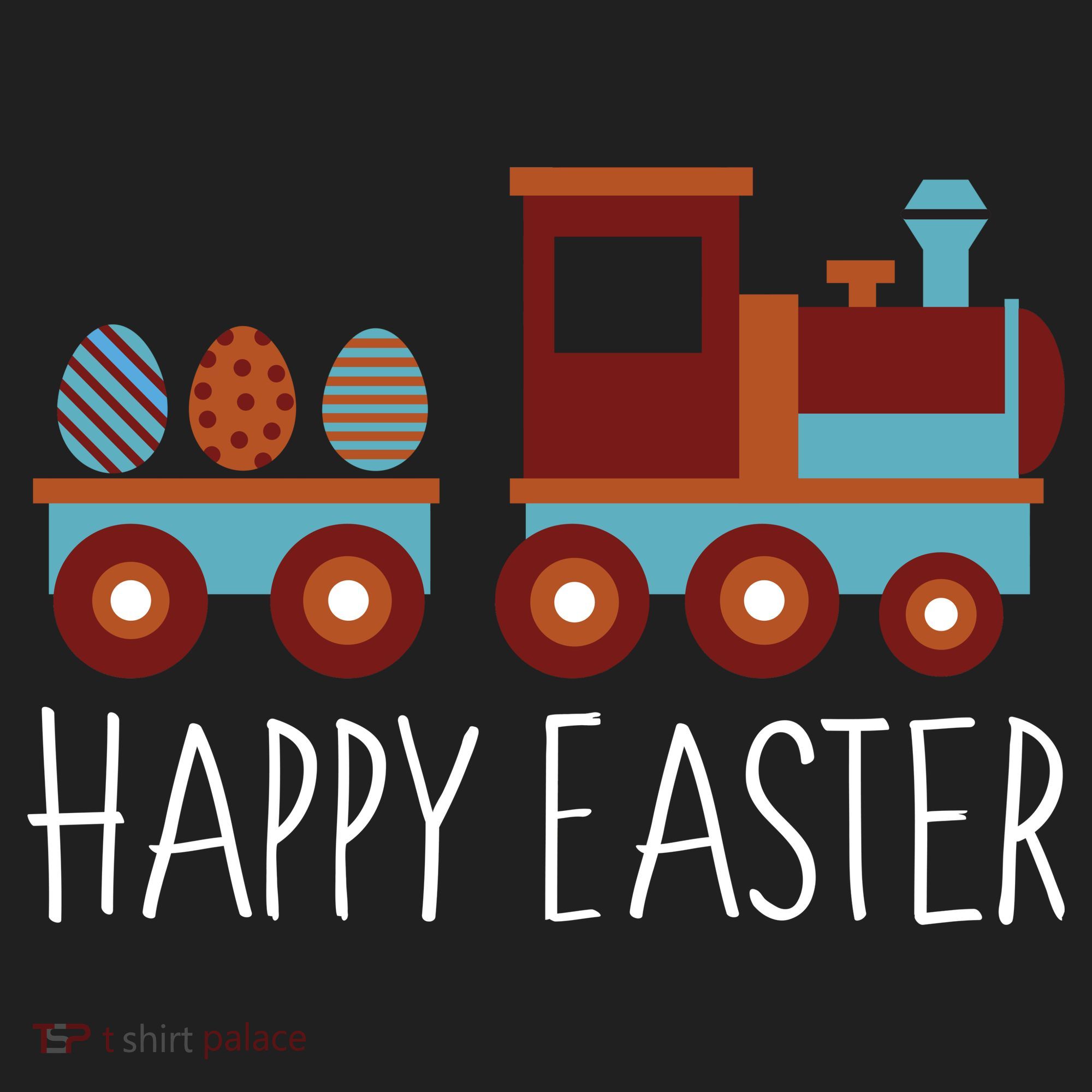 Happy Easter Train Beanie