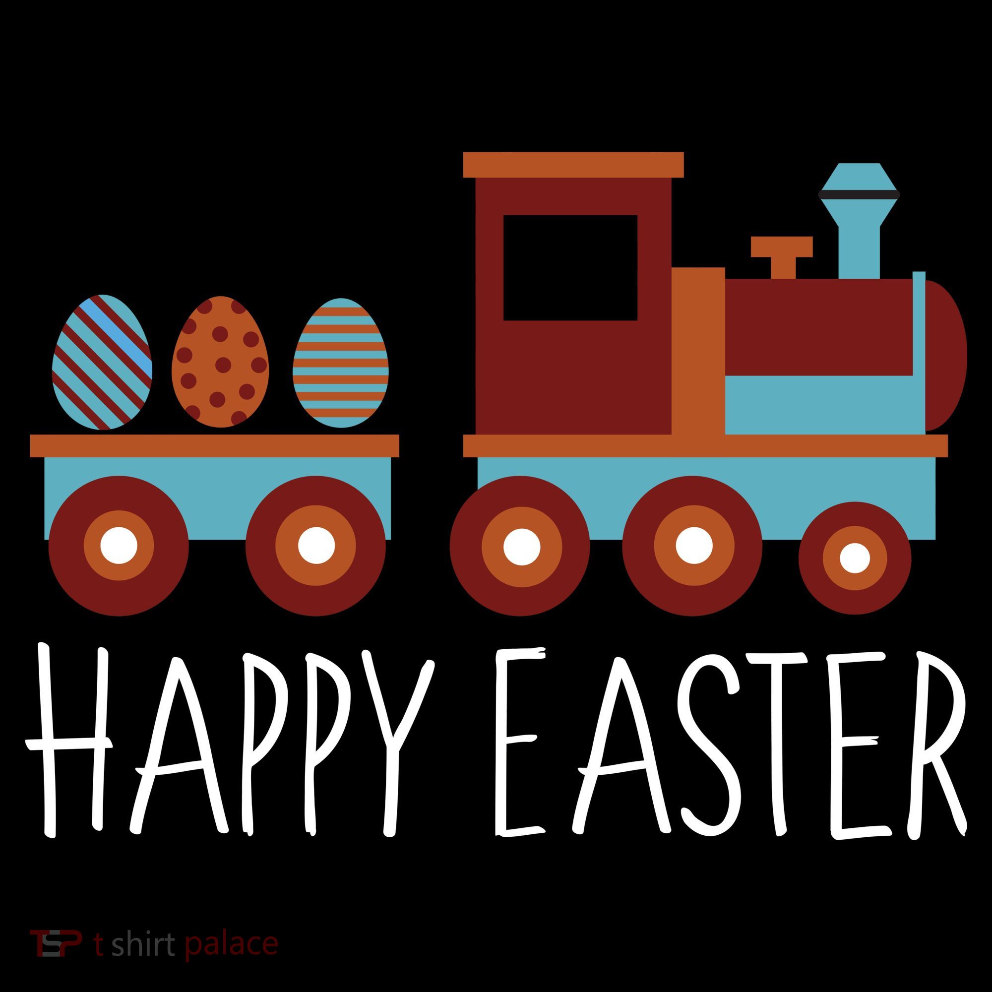 Happy Easter Train Women's Hoodie