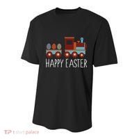 Happy Easter Train Youth Performance Sprint T-Shirt thumb 0