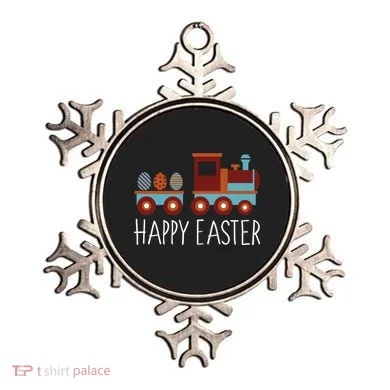 Happy Easter Train Ornament