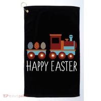 Happy Easter Train Golf Towel thumb 0