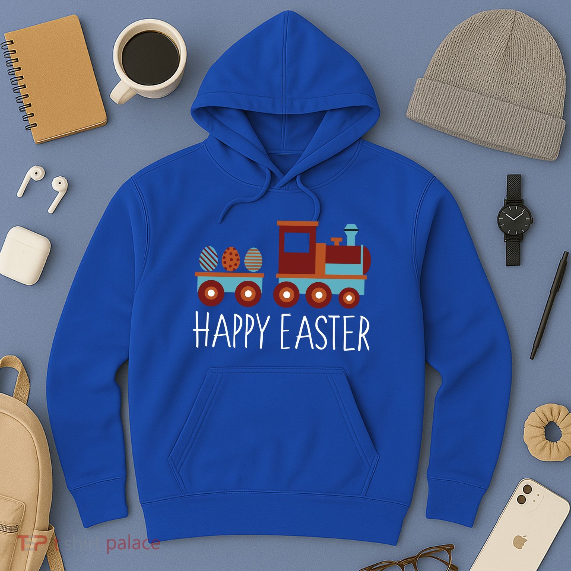 Happy Easter Train Hoodie