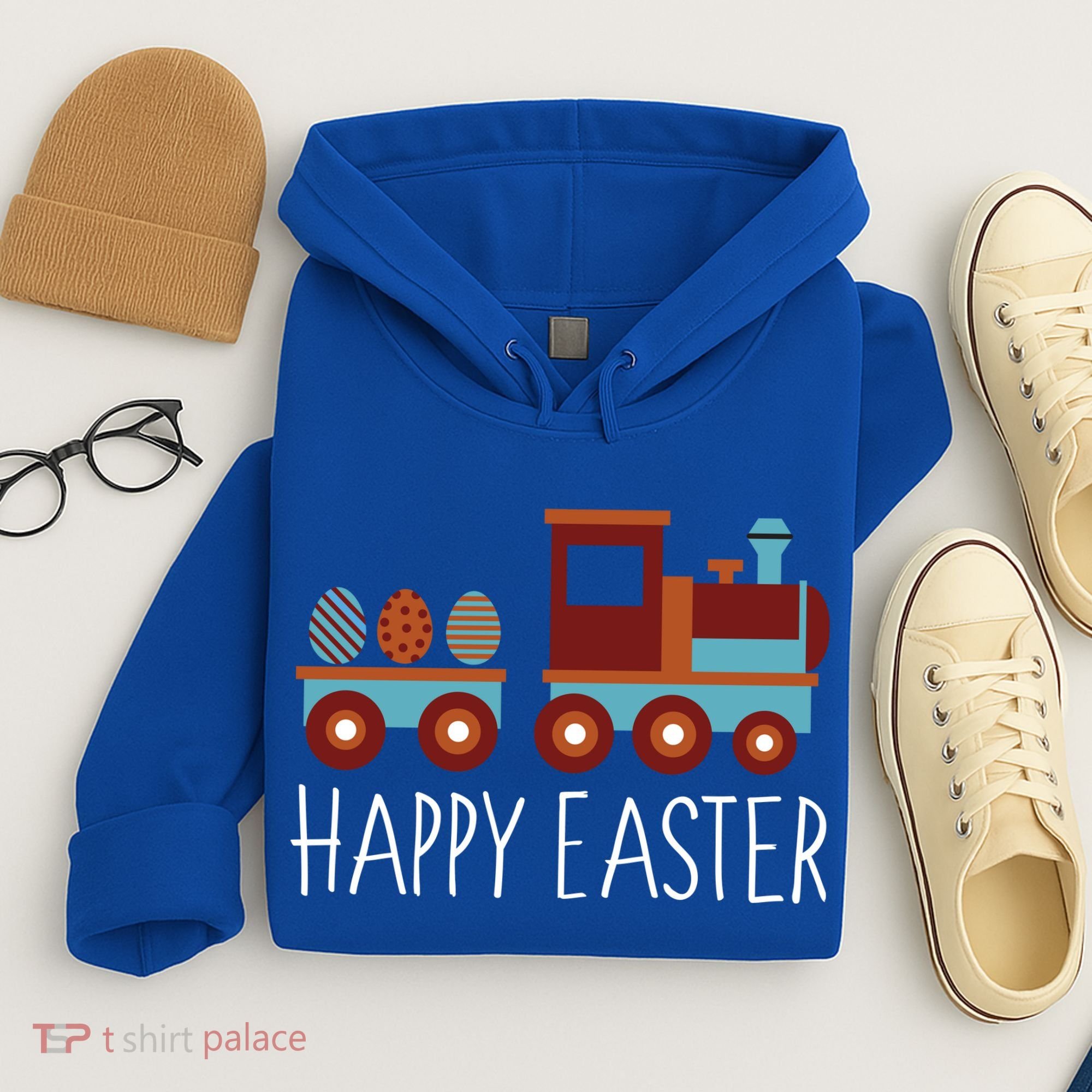 Happy Easter Train Hoodie