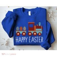 Happy Easter Train Sweatshirt thumb 2
