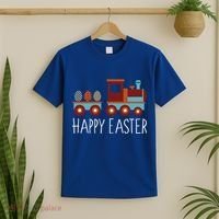 Happy Easter Train T-Shirt thumb 2