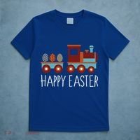 Happy Easter Train T-Shirt thumb 5