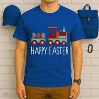Happy Easter Train T-Shirt thumb 6