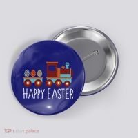 Happy Easter Train Button thumb 0