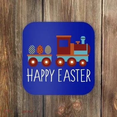 Happy Easter Train Coaster