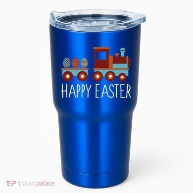 Happy Easter Train Tumbler