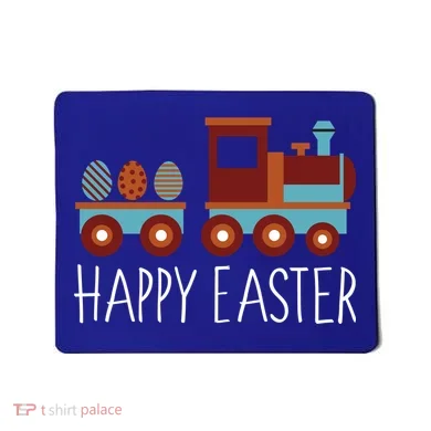 Happy Easter Train Mousepad