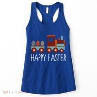 Happy Easter Train Women's Tank Top thumb 0