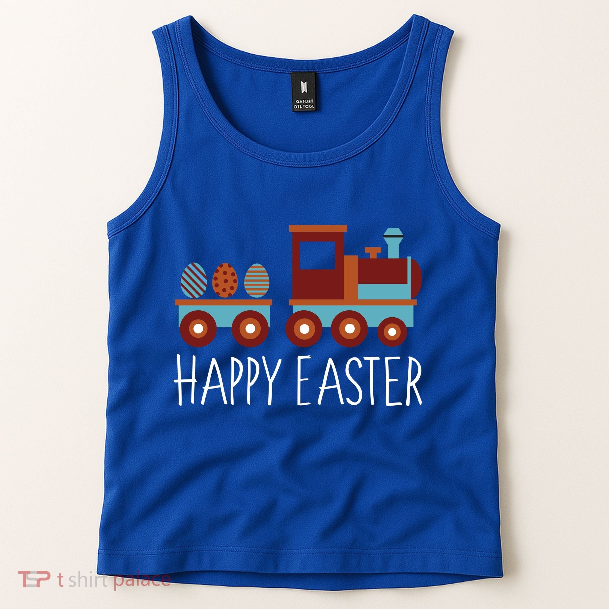 Happy Easter Train Tank Top