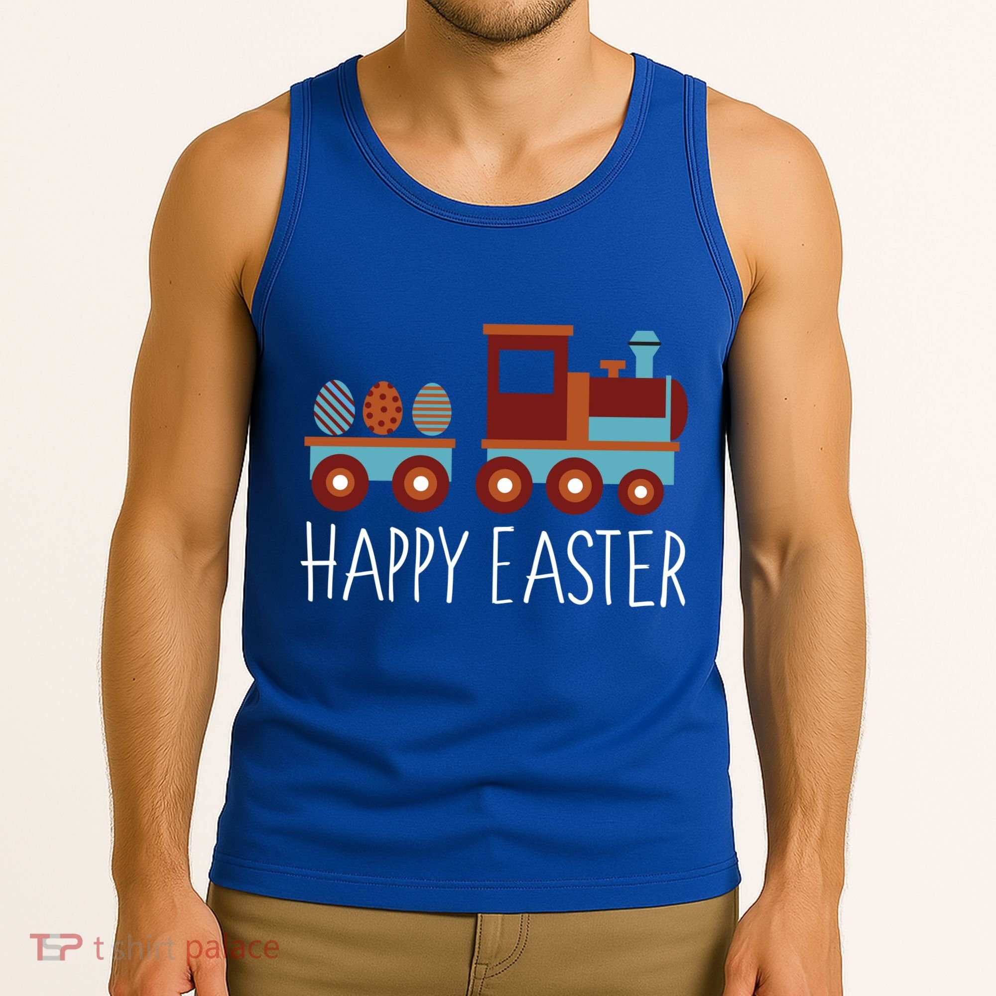 Happy Easter Train Tank Top