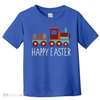 Happy Easter Train Toddler T-Shirt