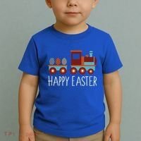 Happy Easter Train Toddler T-Shirt thumb 2