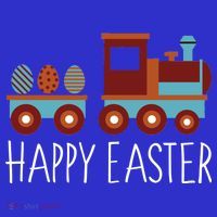 Happy Easter Train Visor thumb 3