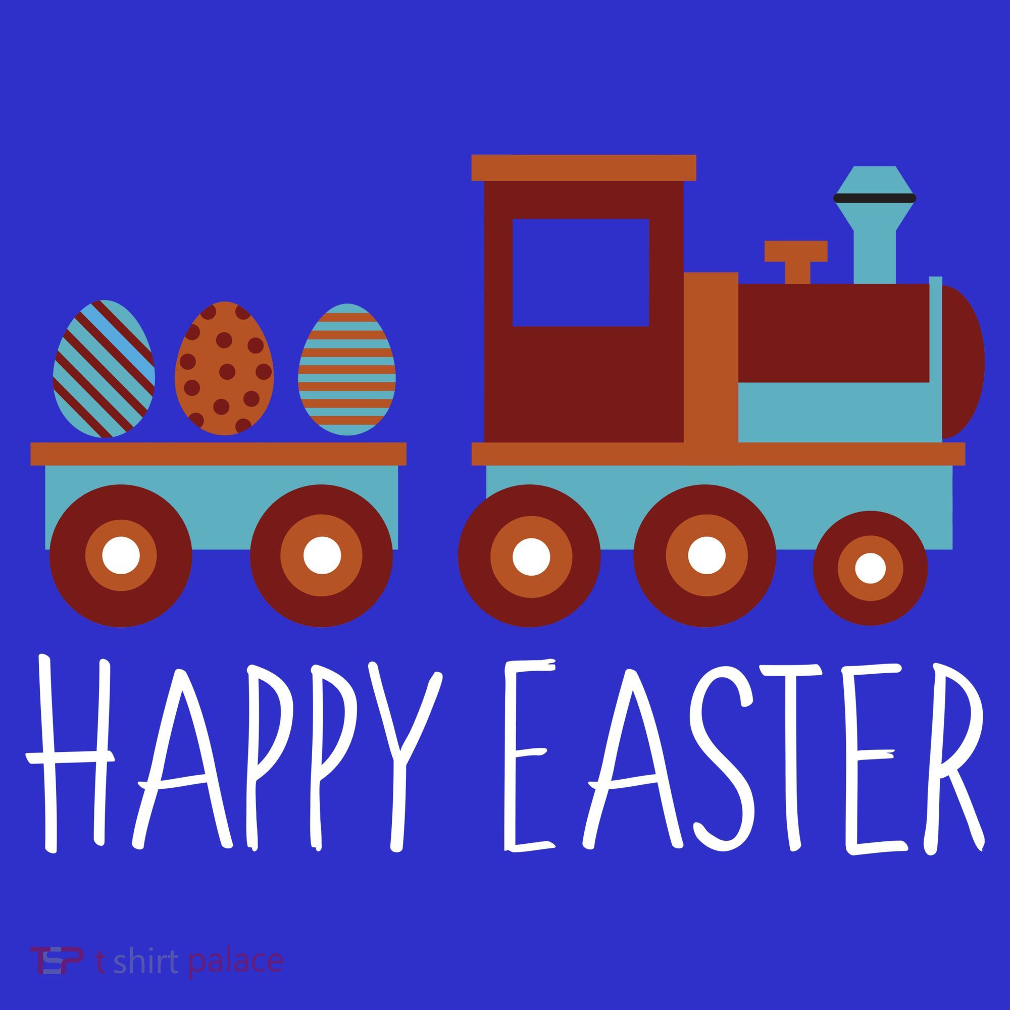 Happy Easter Train Women's Long Sleeve Shirt