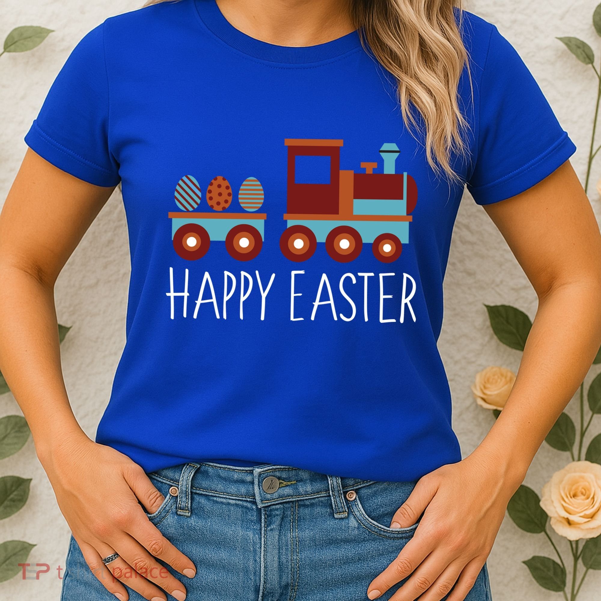 Happy Easter Train Women's T-Shirt