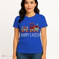 Happy Easter Train Women's T-Shirt thumb 4