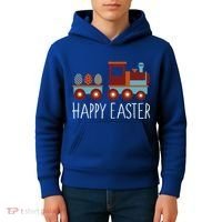 Happy Easter Train Kids Hoodie thumb 4
