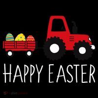 Happy Easter Truck Women's Hoodie thumb 2