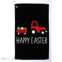 Happy Easter Truck Golf Towel thumb 0
