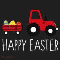 Happy Easter Truck Golf Towel thumb 3