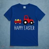 Happy Easter Truck T-Shirt thumb 5