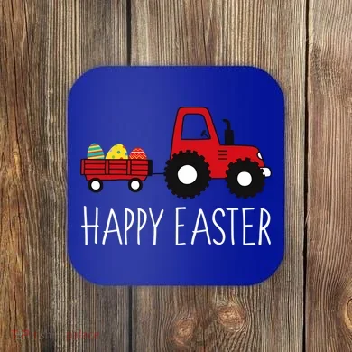 Happy Easter Truck Coaster