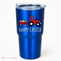 Happy Easter Truck Tumbler thumb 0