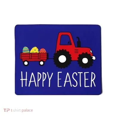 Happy Easter Truck Mousepad
