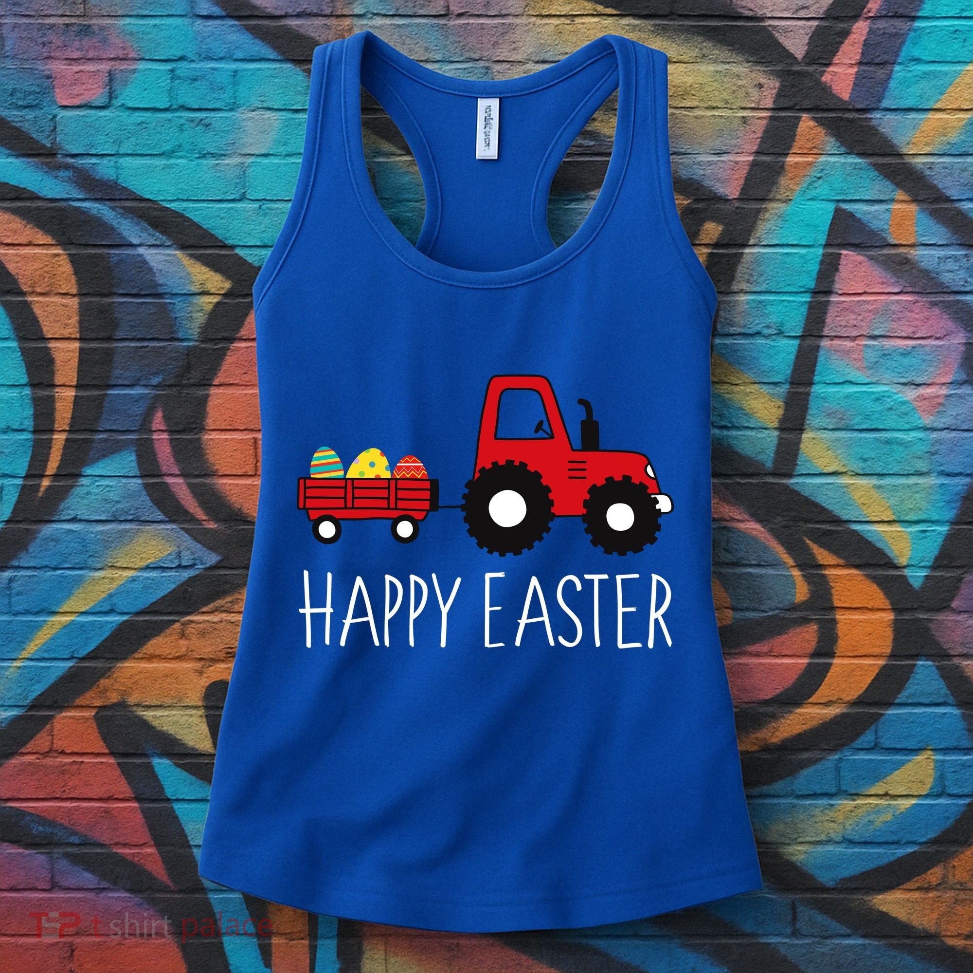 Happy Easter Truck Women's Tank Top
