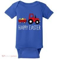 Happy Easter Truck Baby Bodysuit thumb 0