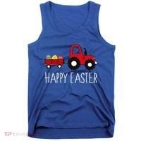 Happy Easter Truck Tank Top thumb 0