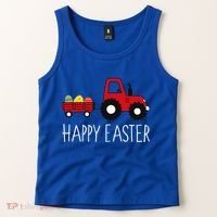 Happy Easter Truck Tank Top thumb 2