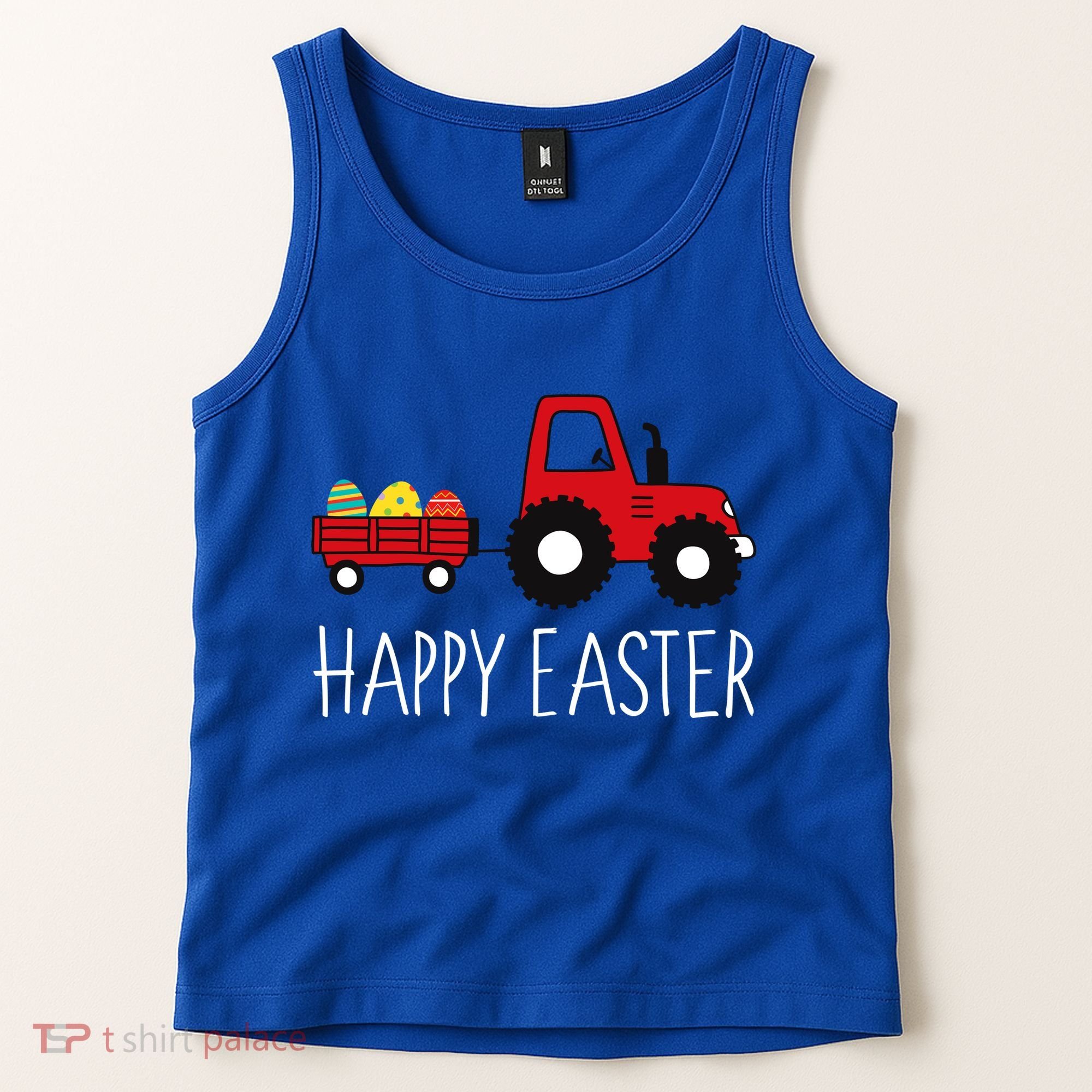 Happy Easter Truck Tank Top