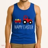 Happy Easter Truck Tank Top thumb 3