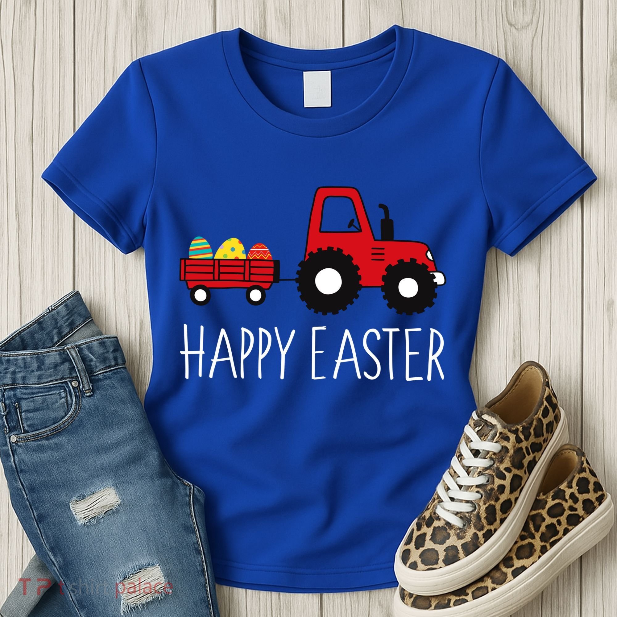 Happy Easter Truck Women's T-Shirt