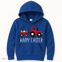 Happy Easter Truck Kids Hoodie thumb 0