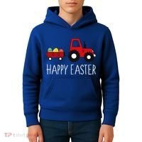 Happy Easter Truck Kids Hoodie thumb 4
