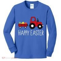 Happy Easter Truck Kids Long Sleeve Shirt thumb 0