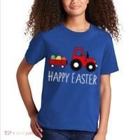Happy Easter Truck Kids T-Shirt thumb 2